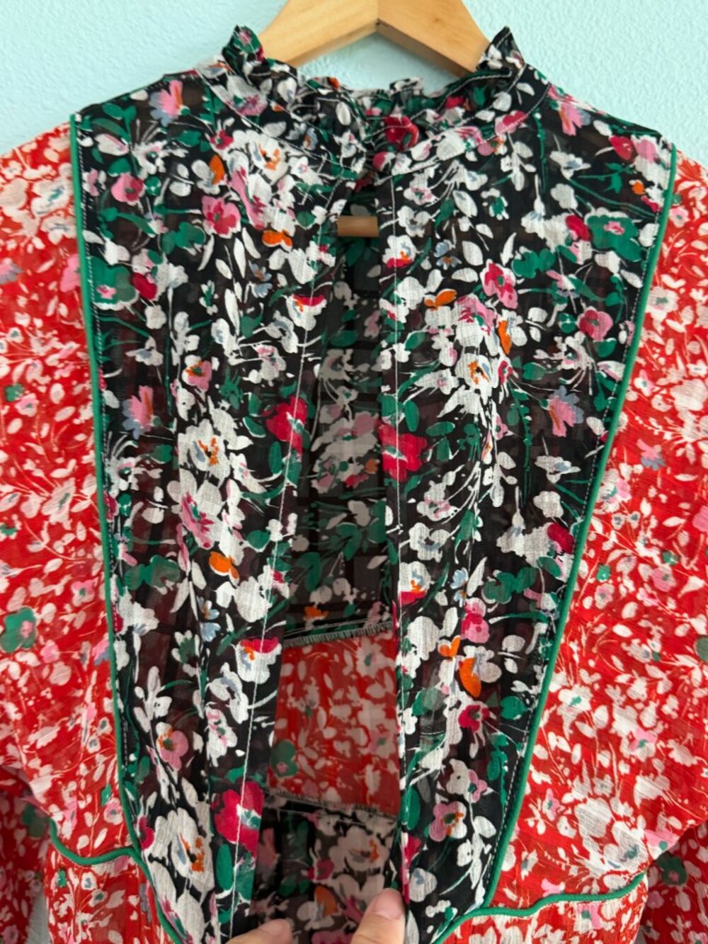 ASOS DESIGN Mixed Print Dress Size 8 - Picture 10 of 15